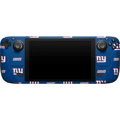 NFL New York Giants Blitz Series Steam Deck Handheld Gaming Computer Skin